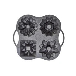 Karaca Kuchenform-Cake Pro 4-teiliges Anthrazit Gießen Kuchenform Anthracıt01