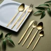 Karaca Bestecksets Für 12 Personen-Callisto Besteckset für 12 Personen, 84-teilig, Gold