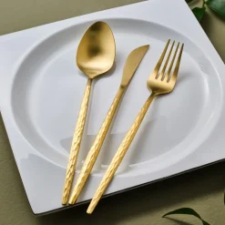 Karaca Bestecksets Für 12 Personen-Callisto Besteckset für 12 Personen, 84-teilig, Gold
