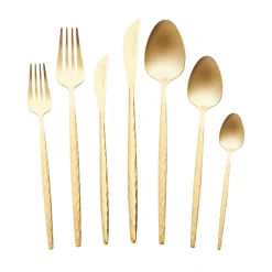 Karaca Bestecksets Für 12 Personen-Callisto Besteckset für 12 Personen, 84-teilig, Gold