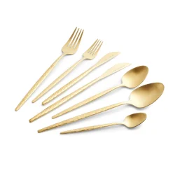 Karaca Bestecksets Für 12 Personen-Callisto Besteckset für 12 Personen, 84-teilig, Gold