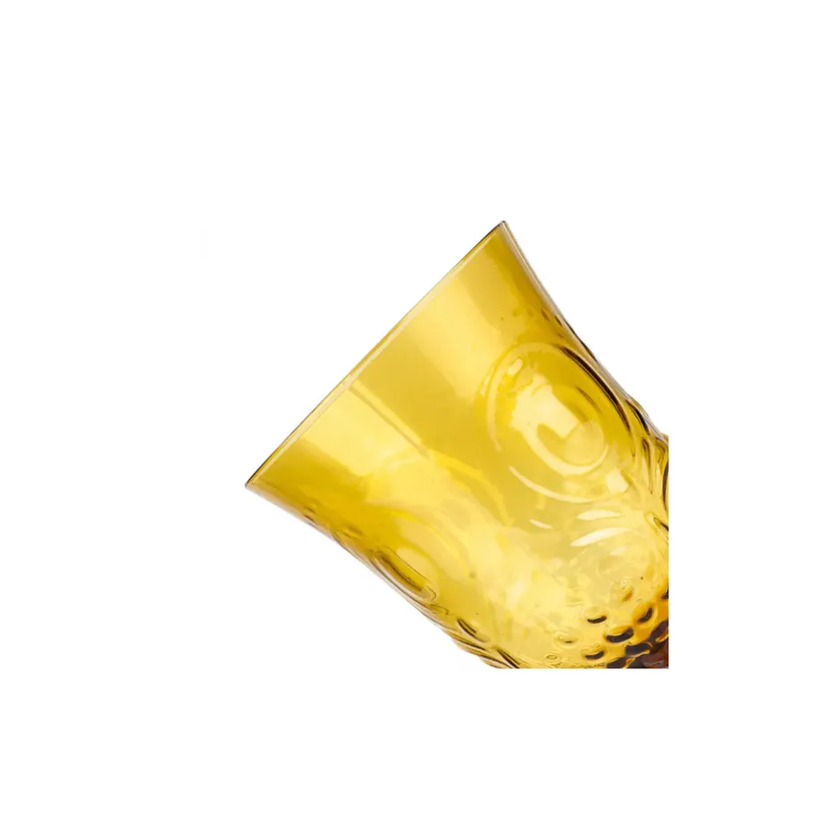 Karaca Weingläser & Kelchglas|Gläser-Sets-Camila Kelchglas Amber Gelb