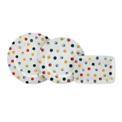 Karaca Frühstücksset Für 6 Personen-Canvas 18-teiliges Frühstücksset und Servierschalen für 6 Personen Multıfarben