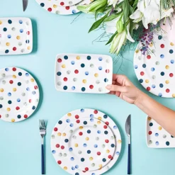 Karaca Frühstücksset Für 6 Personen-Canvas 18-teiliges Frühstücksset und Servierschalen für 6 Personen Multıfarben