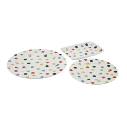 Karaca Frühstücksset Für 6 Personen-Canvas 18-teiliges Frühstücksset und Servierschalen für 6 Personen Multıfarben