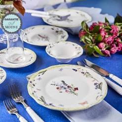 Karaca Frühstücksset Für 6 Personen-Cassia 4 Personen Frühstücksset und Servierschalen, 18 Teilig Multıfarben
