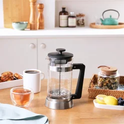 Karaca French Press-Cavira Borosilikat Glas French Press, 1000 Ml