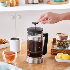 Karaca French Press-Cavira Borosilikat Glas French Press, 1000 Ml