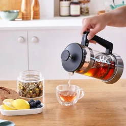 Karaca French Press-Cavira Borosilikat Glas French Press, 1000 Ml