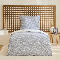 Karaca Bettwäsche-Celerina Bettwäsche-Set, Einzelbett, Blau
