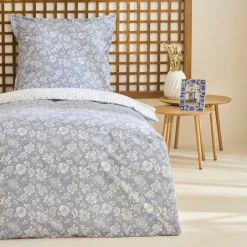 Karaca Bettwäsche-Celerina Bettwäsche-Set, Einzelbett, Blau