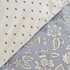 Karaca Bettwäsche-Celerina Bettwäsche-Set, Einzelbett, Blau