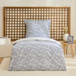 Karaca Bettwäsche-Celerina Bettwäsche-Set, Einzelbett, Blau
