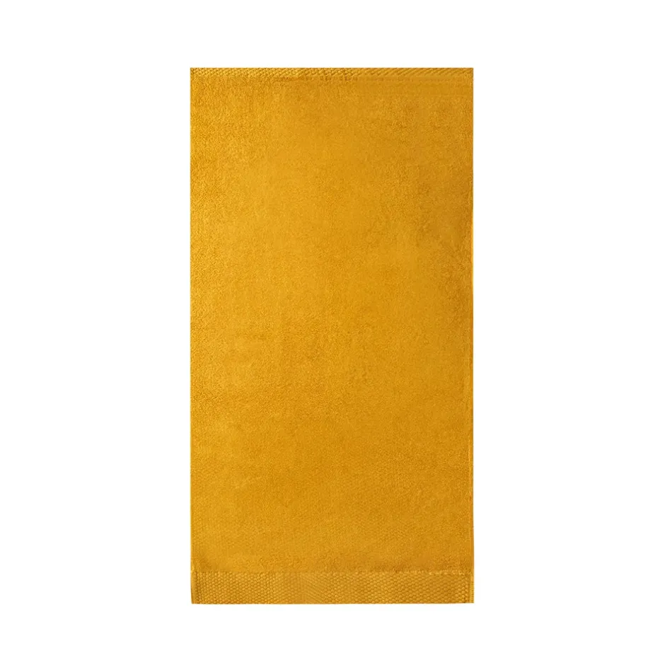 Karaca Handtücher-Chandler Modal Badetuch, Senf, 100x150 cm Senf01