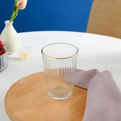 Karaca Wasserglas-Charm 6-teiliges wasserglas-set, 395 ml Multıfarben