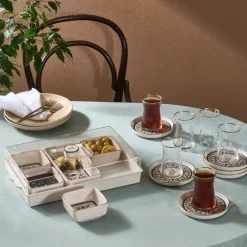 Karaca Teegläser Sets-Clara Teeset, 12-teilig, für 6 Personen