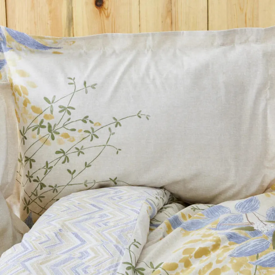 Karaca Bettwäsche-Clarinda Doppelbett Bettwäsche Set mit Spannbettlaken Indıgo