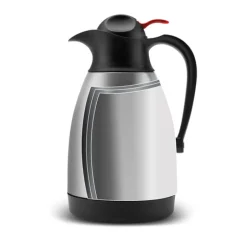 Karaca Thermoskannen-Clark Teekanne-Thermoskanne, 2 L, Inox