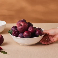 Karaca Schüssel/Bowl-Cody Schale 23 cm Weıß01