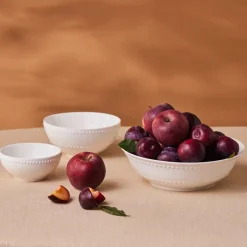Karaca Schüssel/Bowl-Cody Schale 23 cm Weıß01