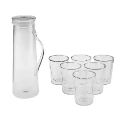 Karaca Gläser-Sets-Colmar 7-teiliges Glas-Set Klar