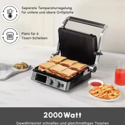 Karaca Toaster-Compact Stahl Sear und Grill 2008 Grillen und Toaster Inox