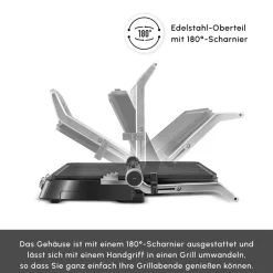 Karaca Toaster-Compact Stahl Sear und Grill 2008 Grillen und Toaster Inox