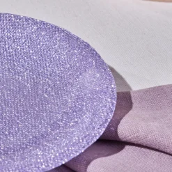 Karaca Kuchenplatte-Cotton Colored Silvery für 6 Personen Dessert Set, 6 Teilig Multıfarben