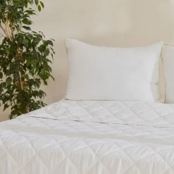Karaca Kopfkissen & Bettdecken-Cotton Decke 200x200 Cremeweıß