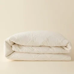 Karaca Kopfkissen & Bettdecken-Cotton Decke 155x220 Cremeweıß