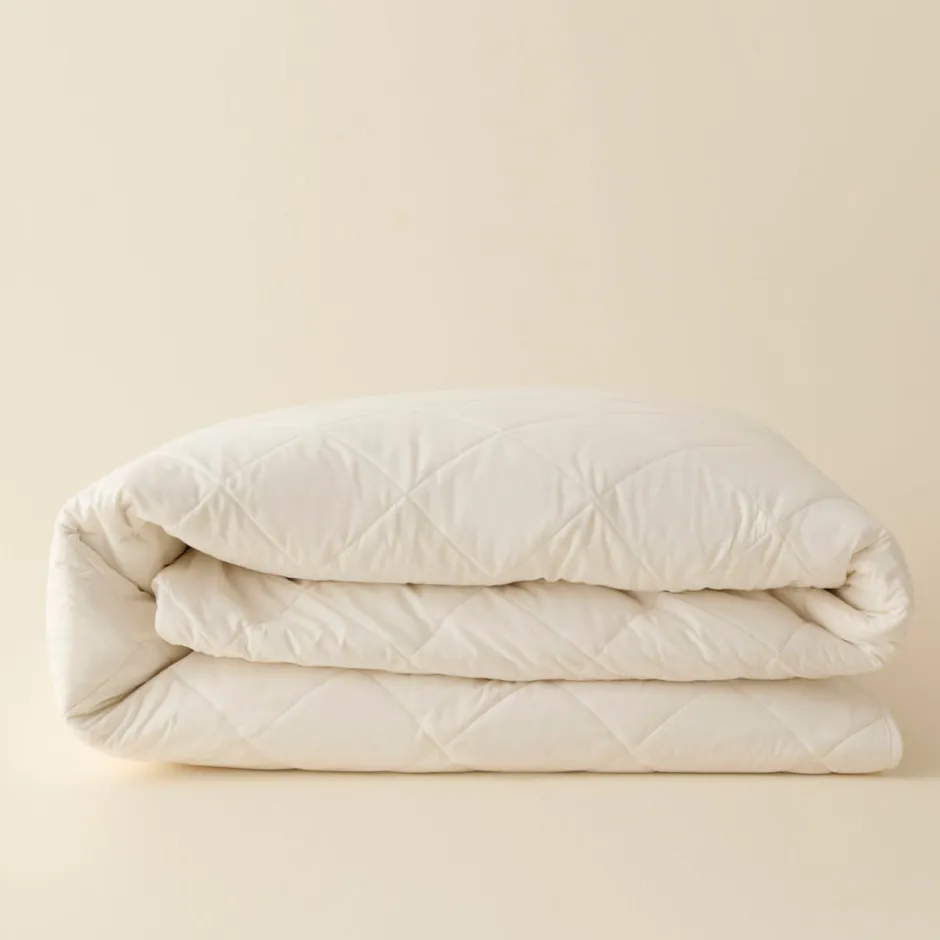 Karaca Kopfkissen & Bettdecken-Cotton Decke 155x220 Cremeweıß