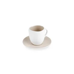 Karaca Mokka & Espressotassen Set-Cupid Kaffee-Tassenset für 1 Personen 90 ml Beıge Weıß