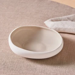 Karaca Schüssel/Bowl-Cupid Salatschüssel 23 cm Beıge Weıß