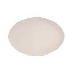 Karaca Servierplatte-Cupid Servierplatte 36 cm Beıge Weıß