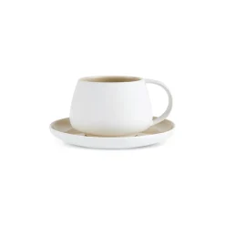Karaca Teetassen Sets-Cupid Teetassenset für 1 Personen 300 ml Beıge Weıß