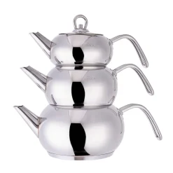 Karaca Teekannen-3D Teekannen-Set Farblös