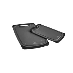 Karaca Schneidebretter-Daily Granit Muster Grau 2er Schneidebrett-Set Grau02