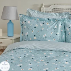 Karaca Bettwäsche-Daisy 100% Baumwolle Einzelbett Bettwäsche Set, Mint