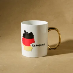 Karaca Mugs & Kaffeebecher-Deutschland Tasse, 350 ml Multıfarben