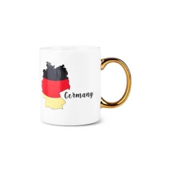 Karaca Mugs & Kaffeebecher-Deutschland Tasse, 350 ml Multıfarben