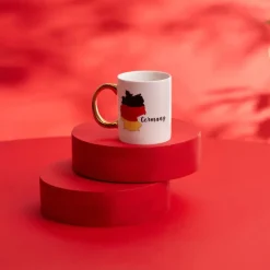 Karaca Mugs & Kaffeebecher-Deutschland Tasse, 350 ml Multıfarben
