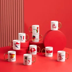 Karaca Mugs & Kaffeebecher-Deutschland Tasse, 350 ml Multıfarben