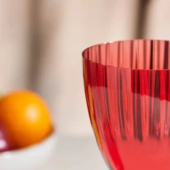 Karaca Weingläser & Kelchglas-Dolce Glas 400 ml Rot Rot02