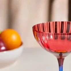 Karaca Weingläser & Kelchglas-Dolce Martini und Eisbecher Rot 210 ml Rot02