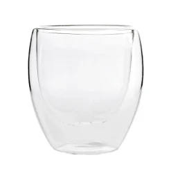 Karaca Gläser-Sets-Doppelwand Borosilikat Glas Latte Cup Set für 2 Personen 350 ml Farblös