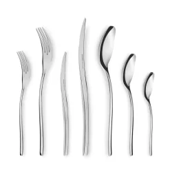 Karaca Bestecksets Für 12 Personen-Dora 316+ Premium 84 Teiliges Für 12 Personen Besteck Set Platın