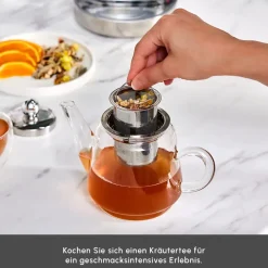 Karaca Teekannen-Dora Glas-Teekanne Farblös