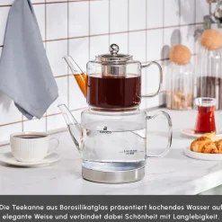 Karaca Teekannen-Dora Glas-Teekanne XL Farblös
