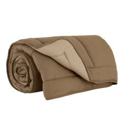 Karaca Kopfkissen & Bettdecken-Double Face Bettdecke Beige-Mocha 200X200 Beıge01