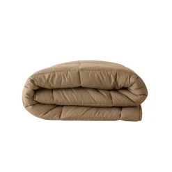 Karaca Kopfkissen & Bettdecken-Double Face Decke Beige-Mocha 155x220 Beıge01